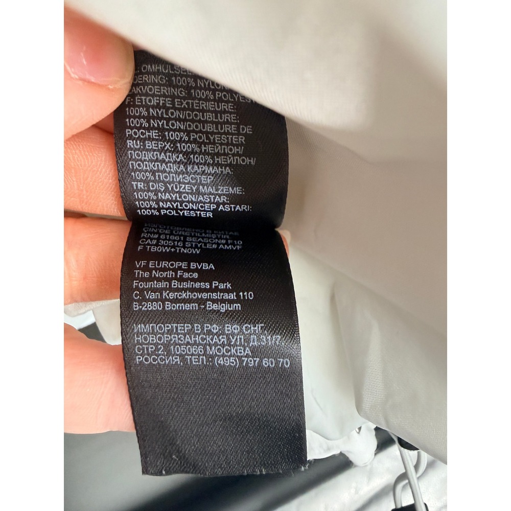 The North Face HyVent Jacket Womens S White Good Waterproof Hooded Rain Coat - Picture 14 of 16
